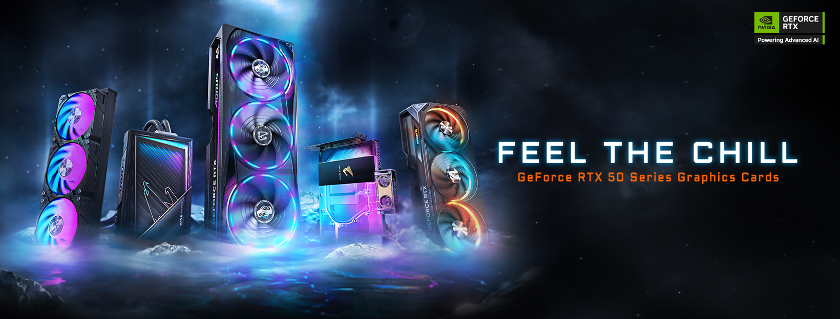 BANNER RTX 5000 GIGABYTE