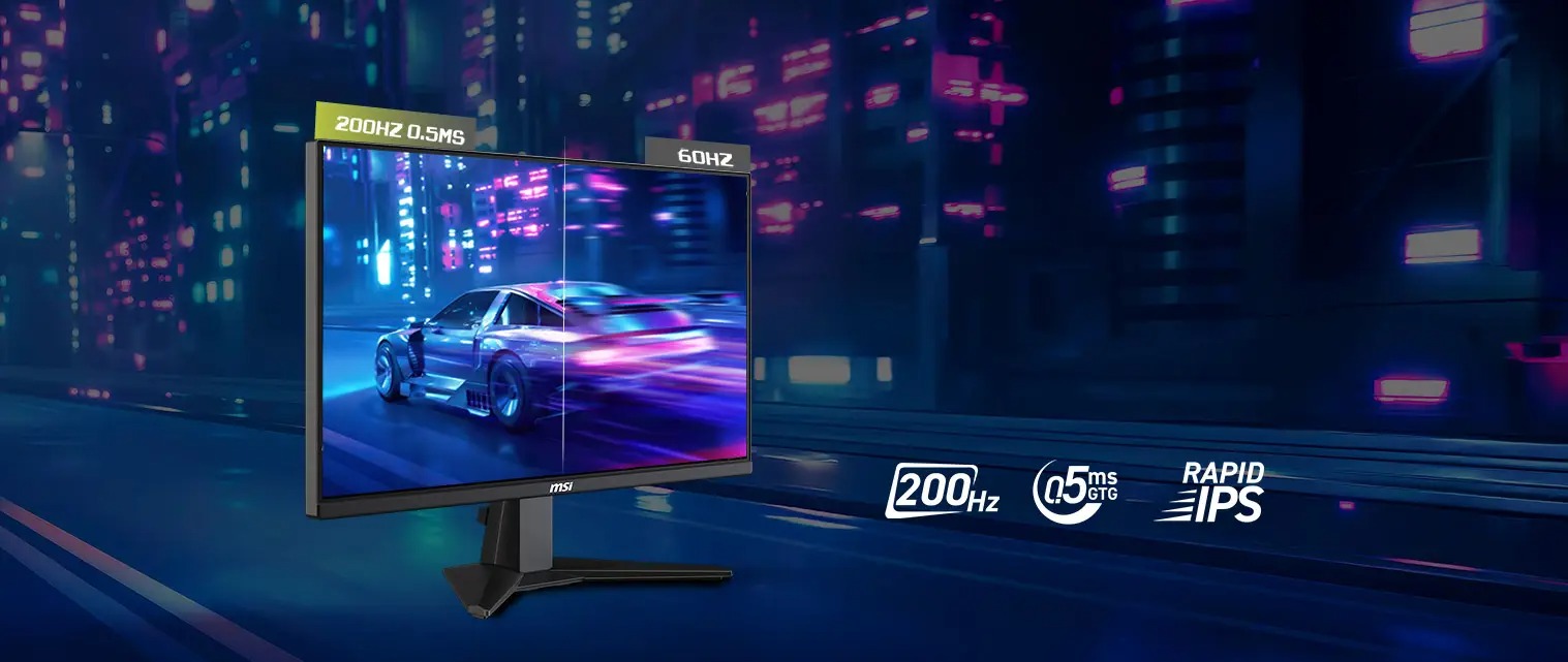 Tần số quét 200Hz – Trải nghiệm gaming siêu mượt