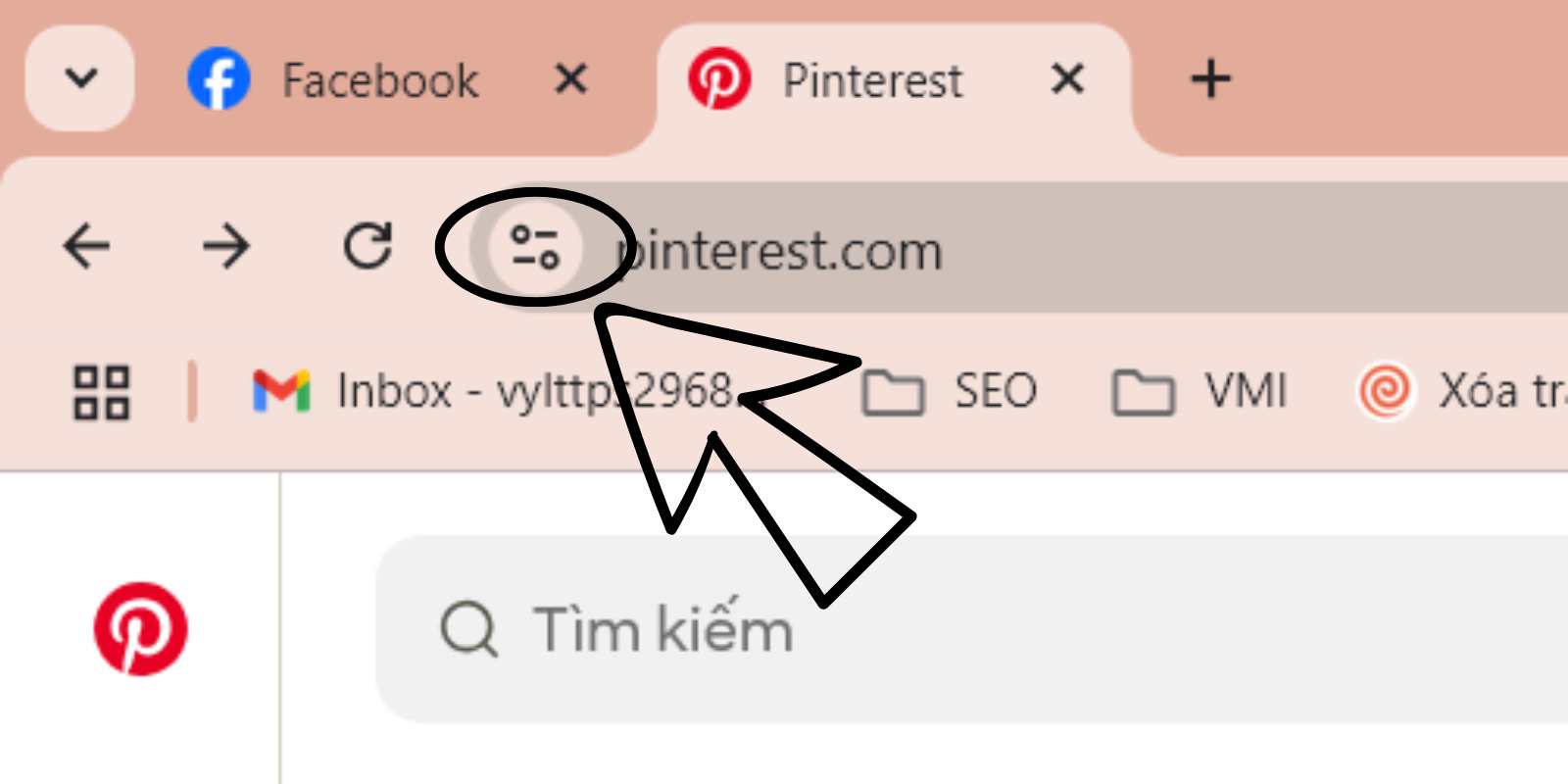 cách kéo website ra màn hình máy tính