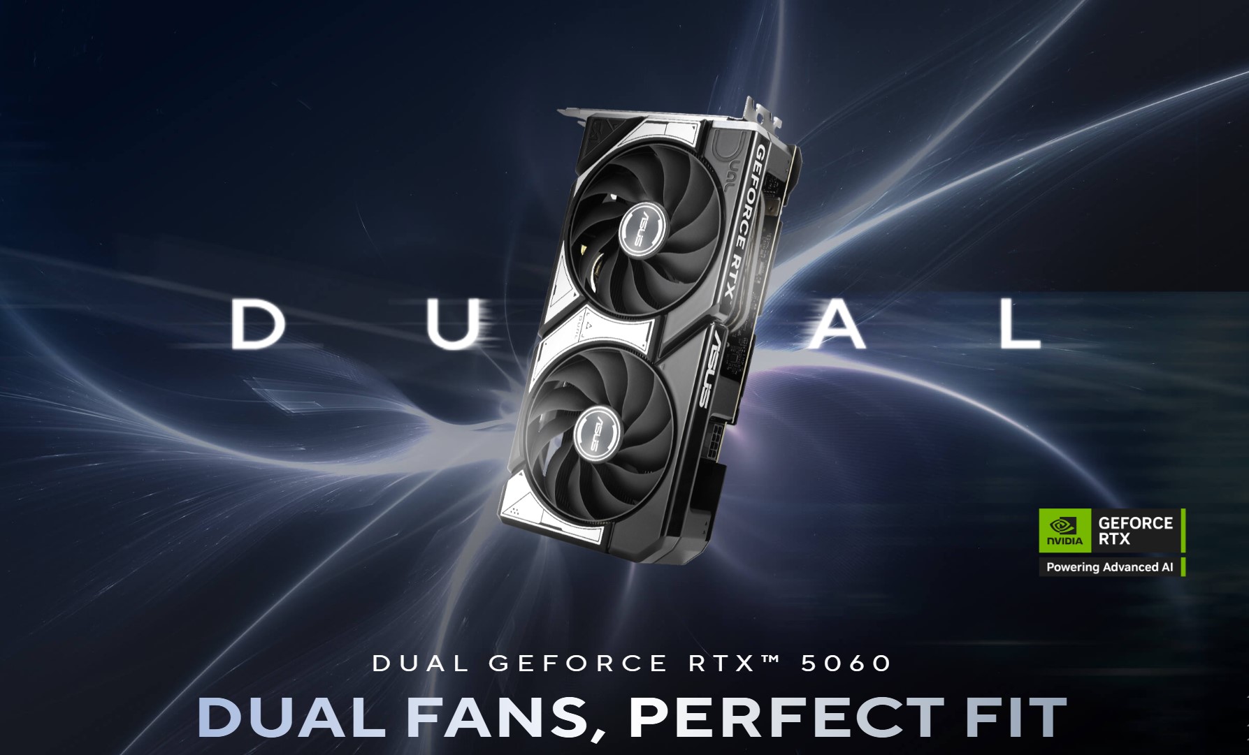 Card màn hình ASUS Dual RTX 5060 OC Edition 8GB GDDR7