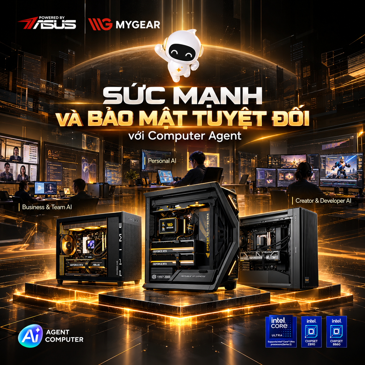 MYGEAR x ASUS Agent Computer