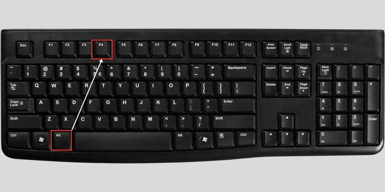 Cách tắt máy tính bằng bàn phím win 10