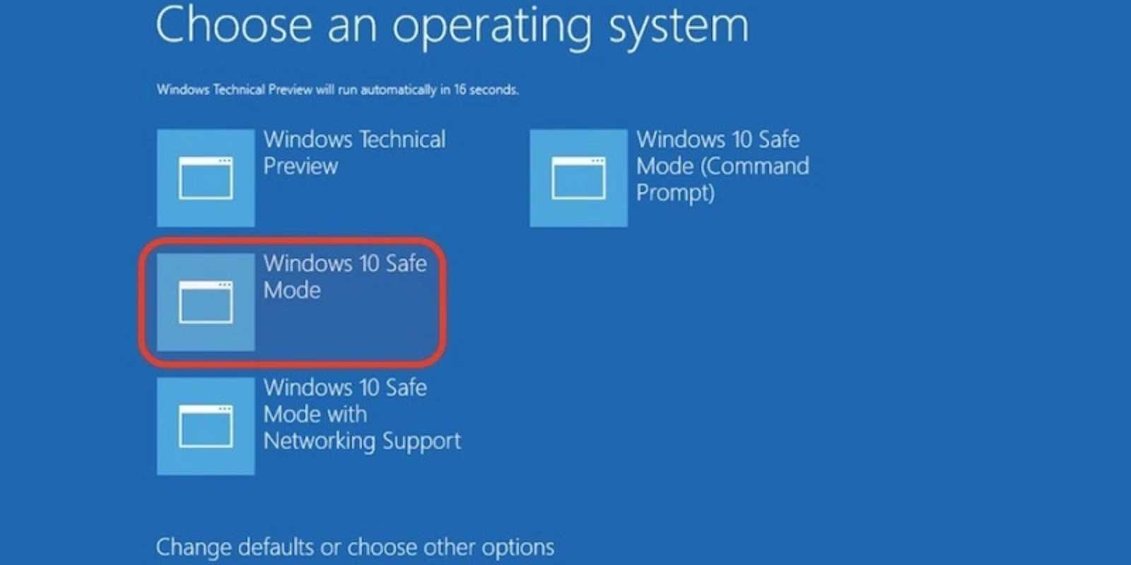 bật chế độ safe mode