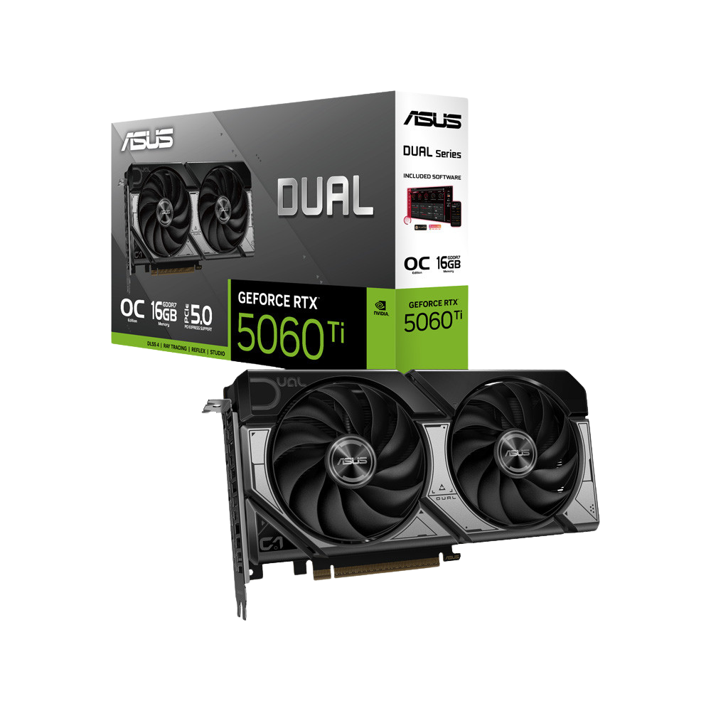 ASUS Dual GeForce RTX 5060 Ti 16GB GDDR7 OC Edition