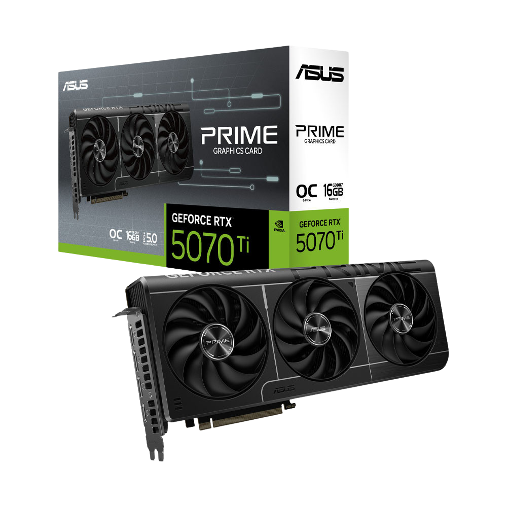 ASUS PRIME GeForce RTX 5070 Ti 16GB GDDR7 OC Edition