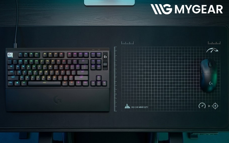Bố cục TKL tạo thêm không gian di chuyển chuột khi chơi FPS