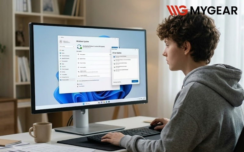 Cập nhật Windows 11 và driver để kiểm tra lỗi tương thích