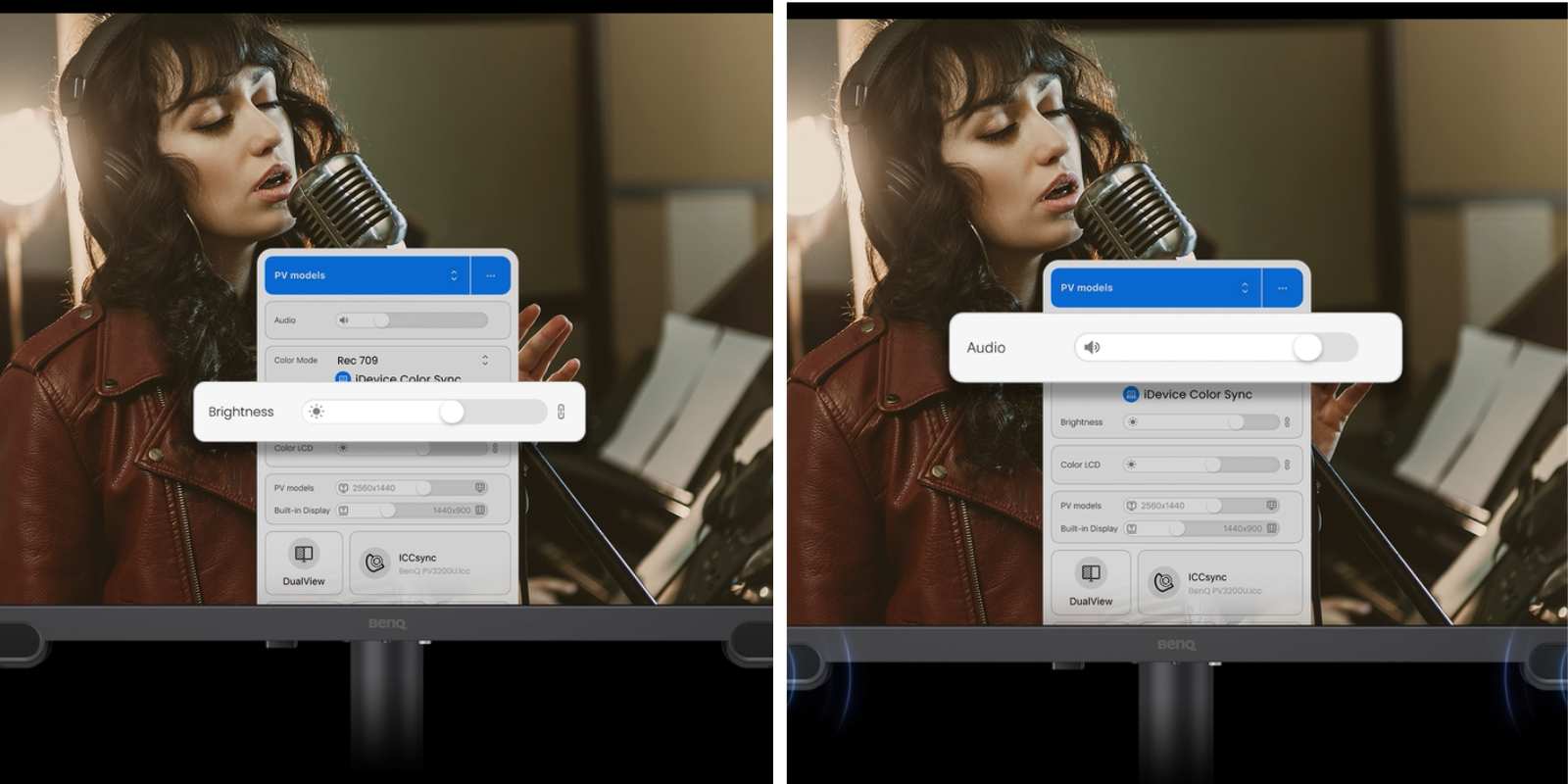 BenQ Display Pilot 2 điều chỉnh nhanh chóng