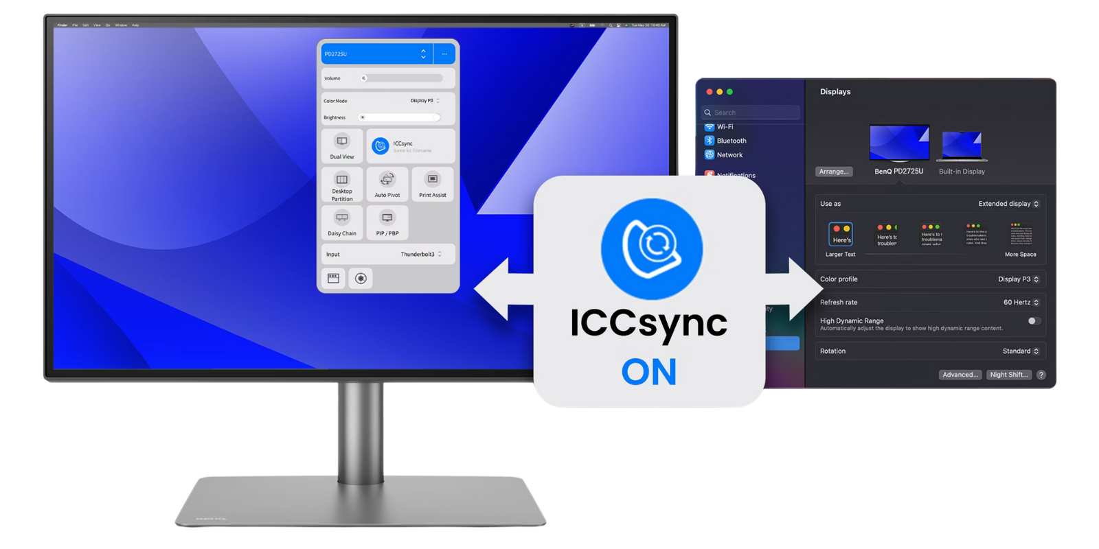 BenQ Display Pilot 2 đồng bộ icc