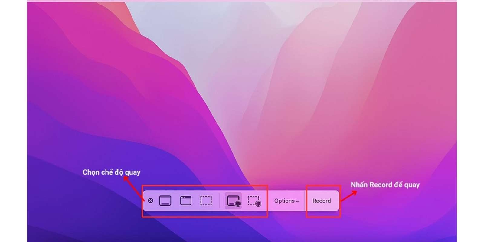 cách record màn hình máy tính macbook
