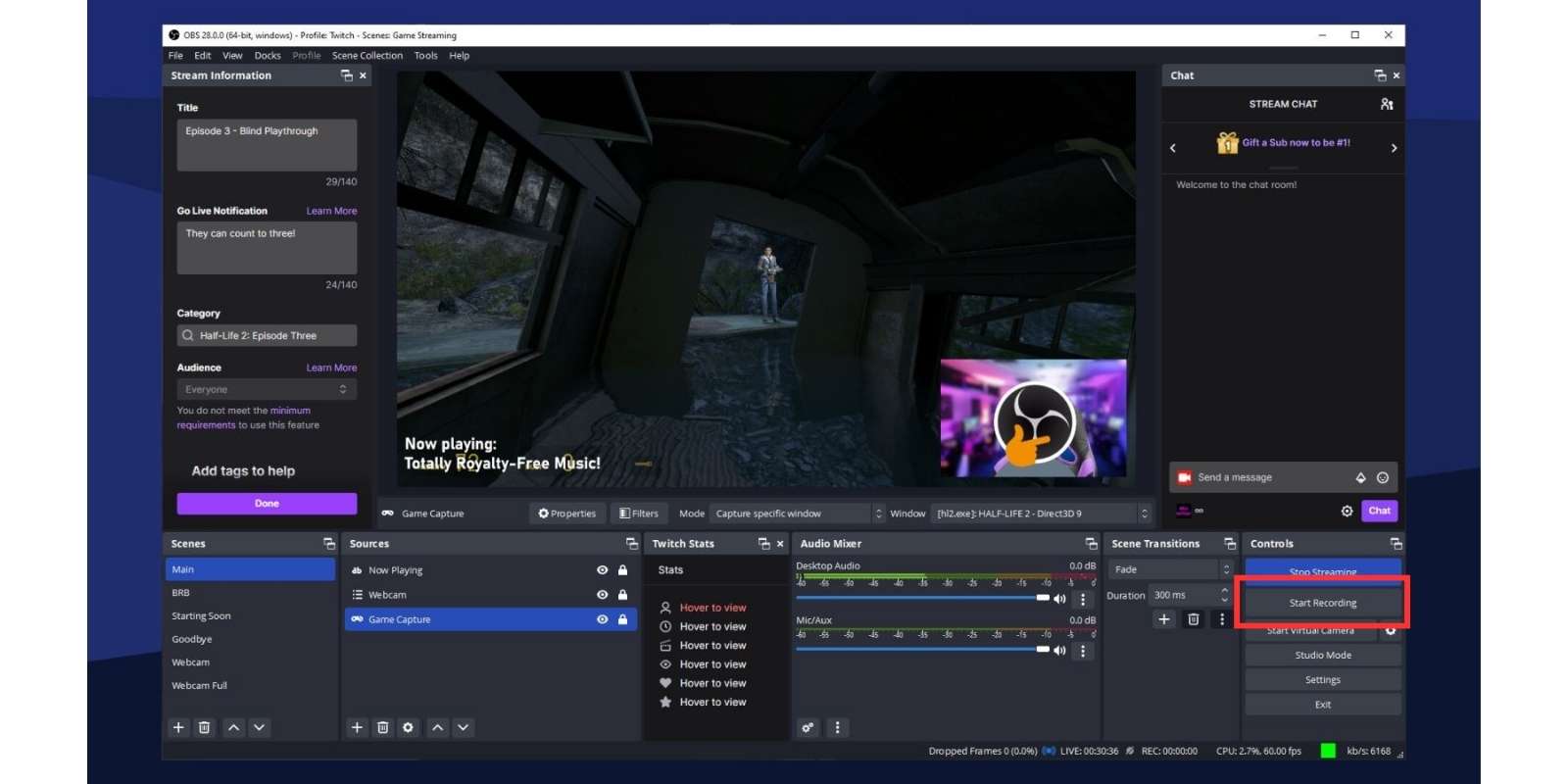 cách record màn hình máy tính bằng obs
