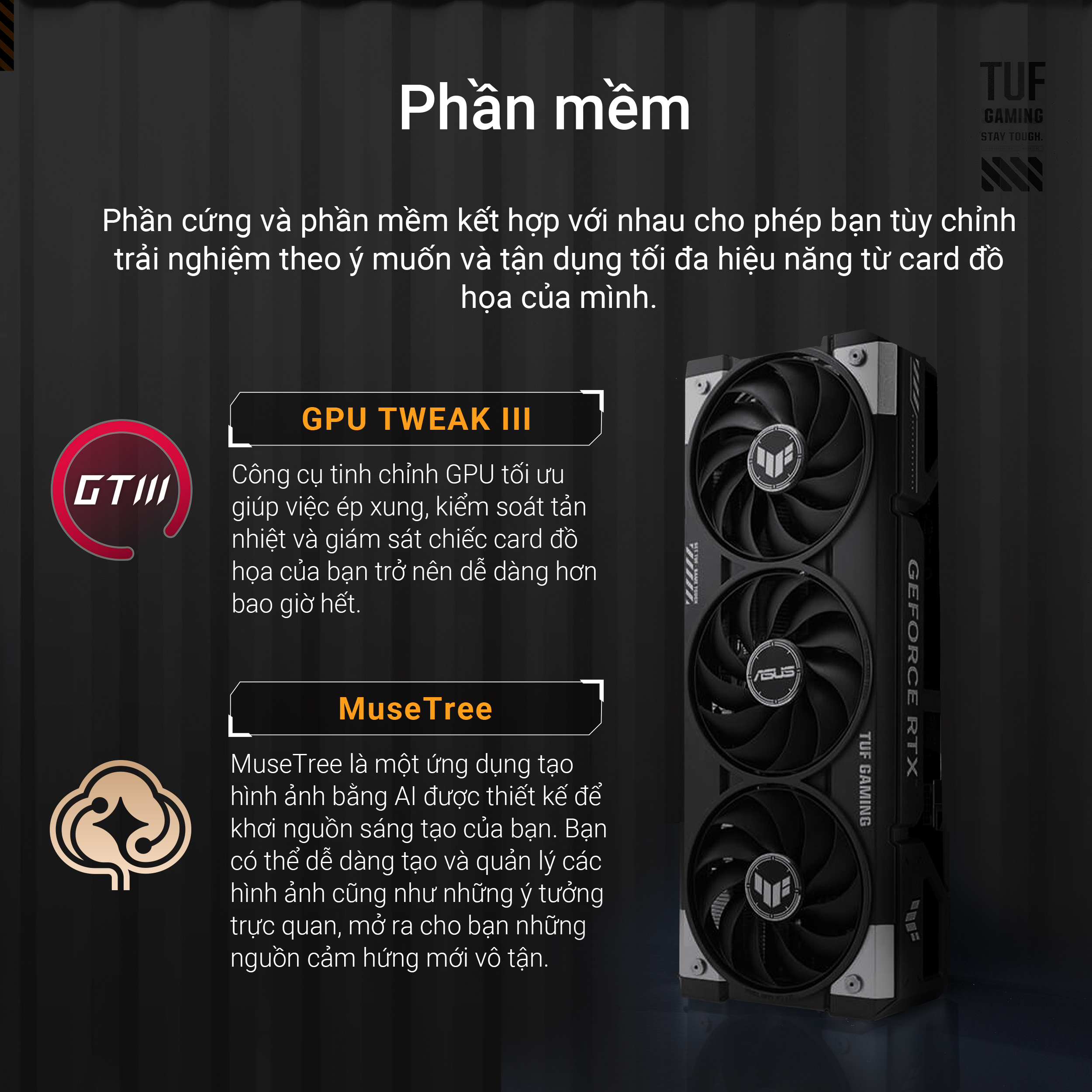Card màn hình ASUS TUF Gaming GeForce RTX 5060 Ti 16GB GDDR7 Edition
