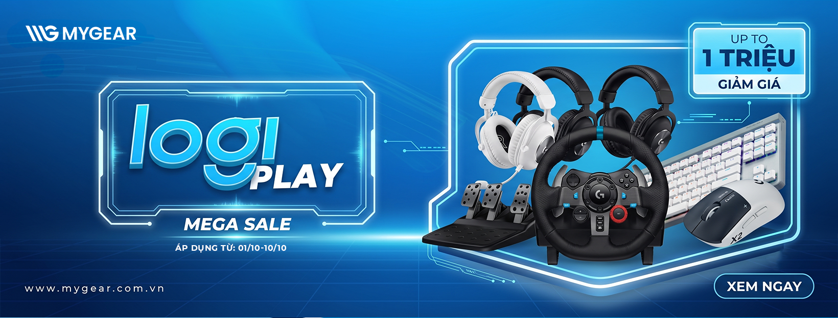 Banner khuyến mãi logi play