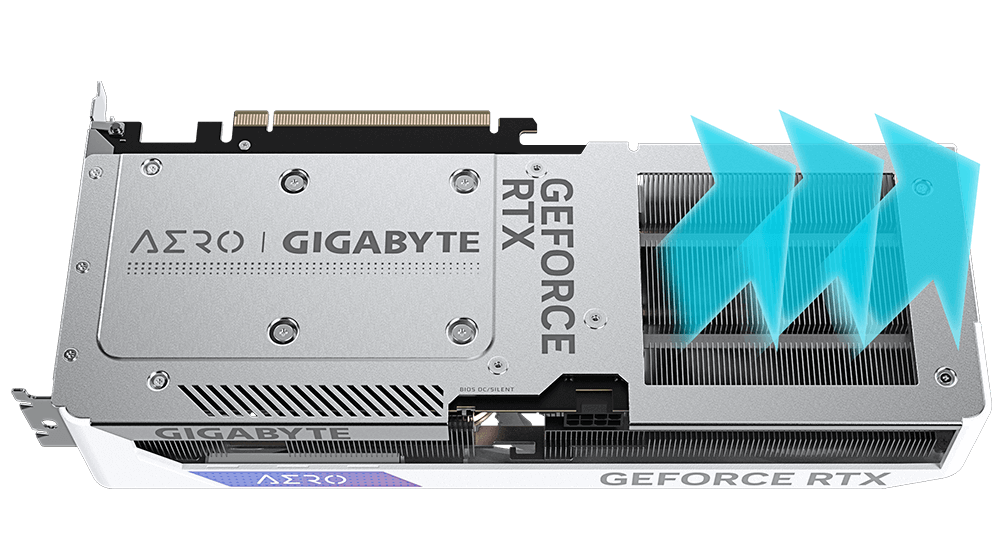 Card màn hình GIGABYTE GeForce RTX 4060 Ti AERO OC 16G (GV-N406TAERO-OC-16GD)