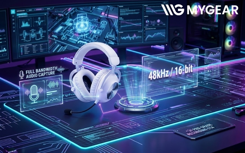 Công nghệ thu âm Full Bandwidth 48kHz/16-bit