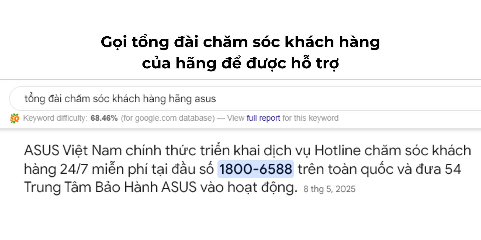 cách kiểm tra thông số màn hình máy tính bằng cách gọi tổng đài