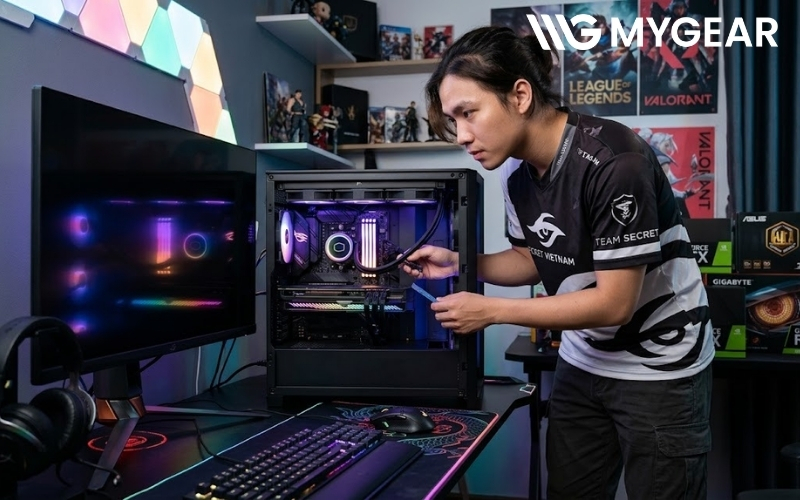 Kiểm tra kết nối linh kiện trước khi khởi động PC gaming