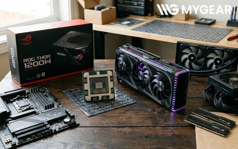 CPU, VGA và các linh kiện quan trọng khi build PC