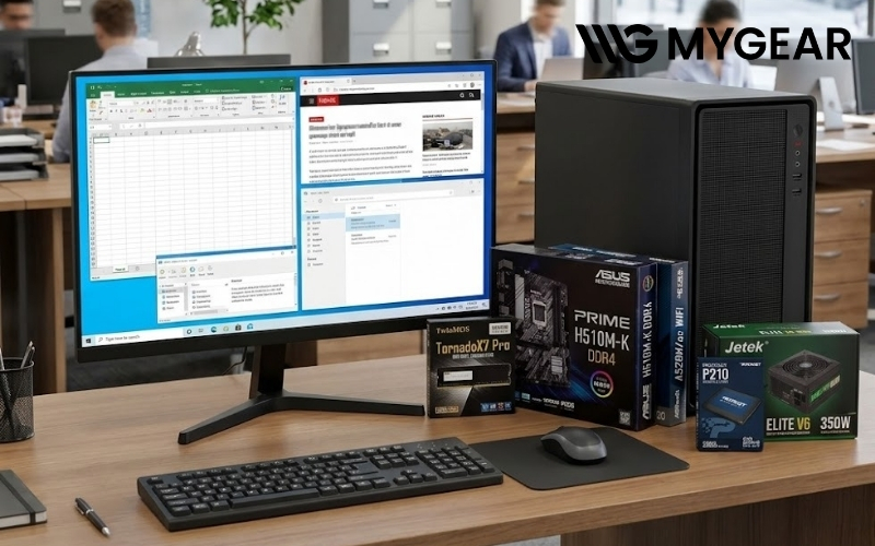 Cấu hình PC dưới 10 triệu đáp ứng các nhu cầu sử dụng cơ bản