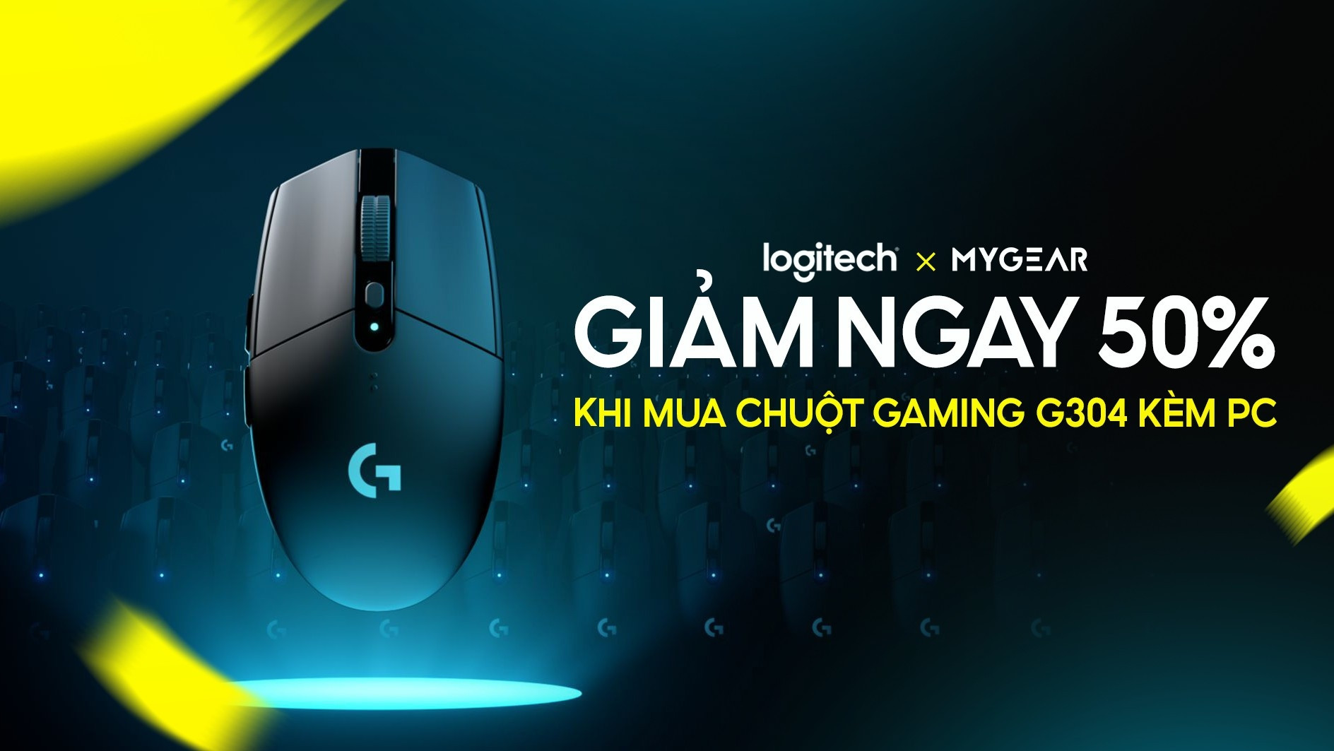 Giảm giá sốc lên đến 50% khi mua G304 kèm PC 