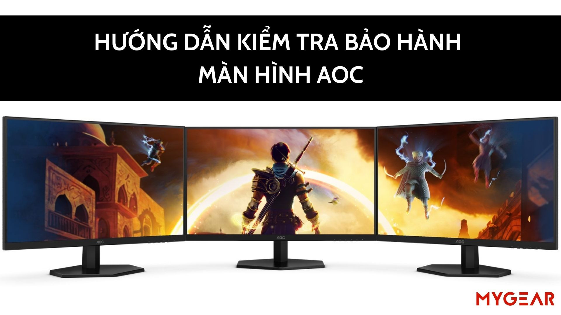 Hướng dẫn kiểm tra bảo hành màn hình AOC