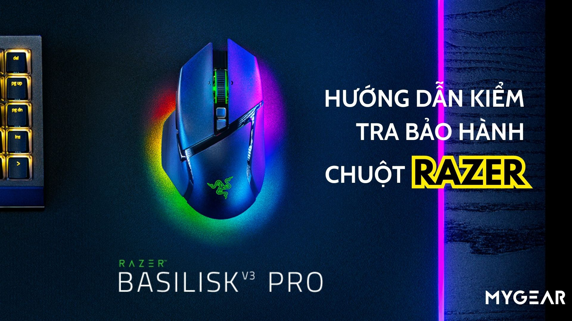 Hướng dẫn kiểm tra bảo hành chuột Razer