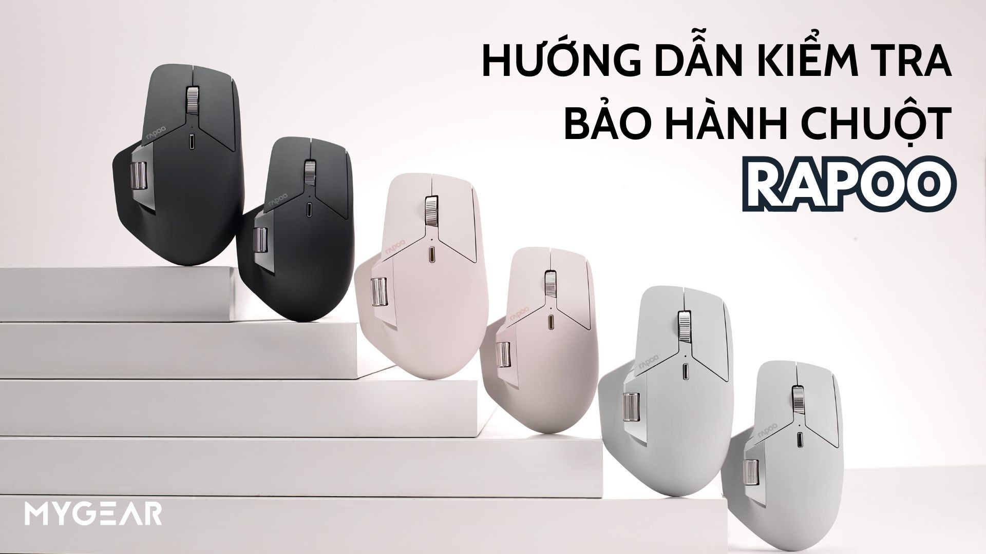 Hướng dẫn kiểm tra bảo hành chuột Rapoo