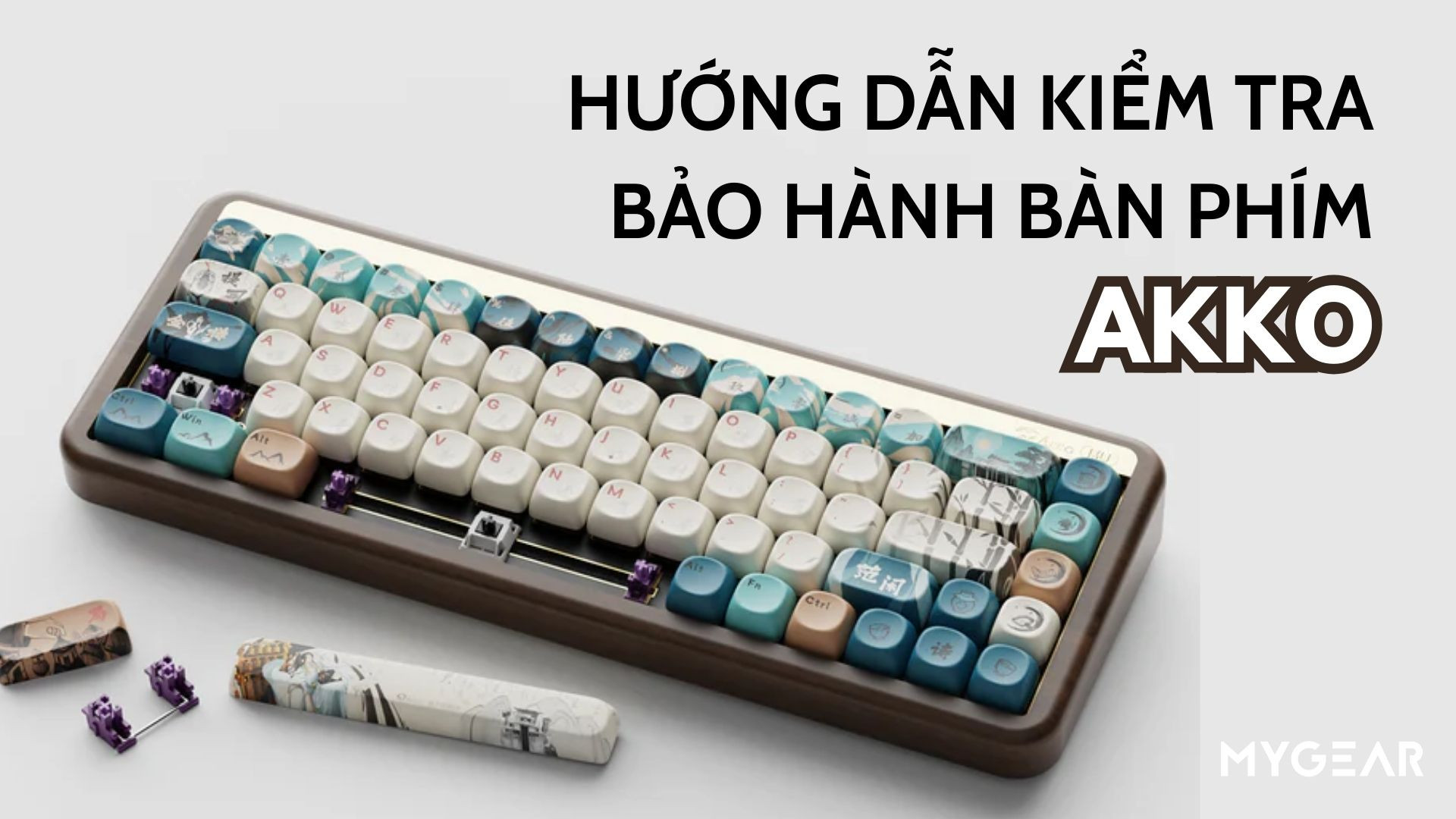 Hướng dẫn kiểm tra bảo hành bàn phím Akko