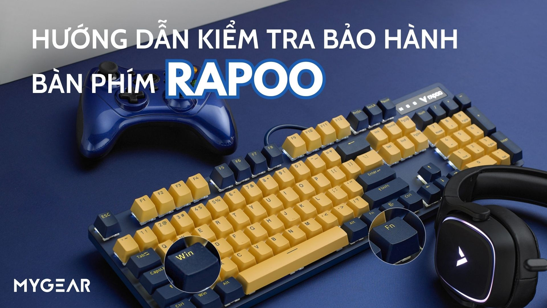 Hướng dẫn kiểm tra bảo hành bàn phím Rapoo