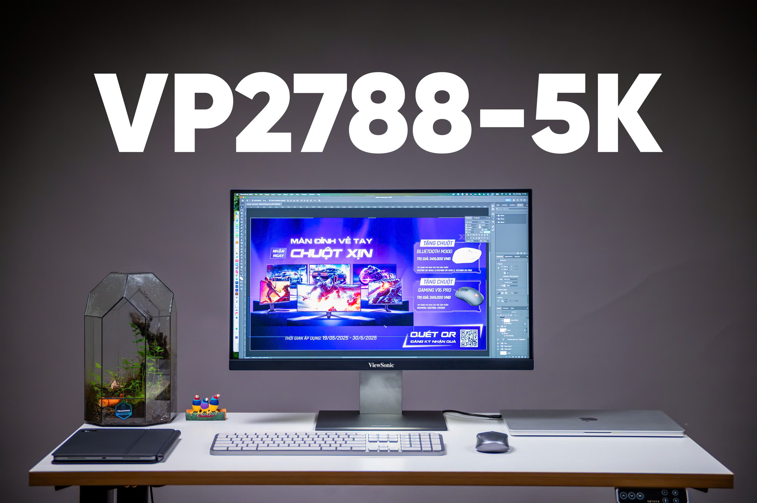 ViewSonic VP2788-5K: Lộ Diện Siêu Phẩm Màn Hình Đồ Họa 5K Khuấy Đảo Thị Trường?