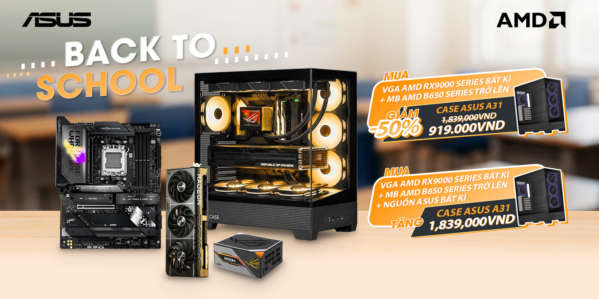 BUILD PC ASUS AMD PBA – NHẬN NGAY ƯU ĐÃI HẤP DẪN