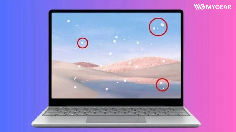 Nguyên nhân màn hình laptop bị đốm sáng và cách khắc phục