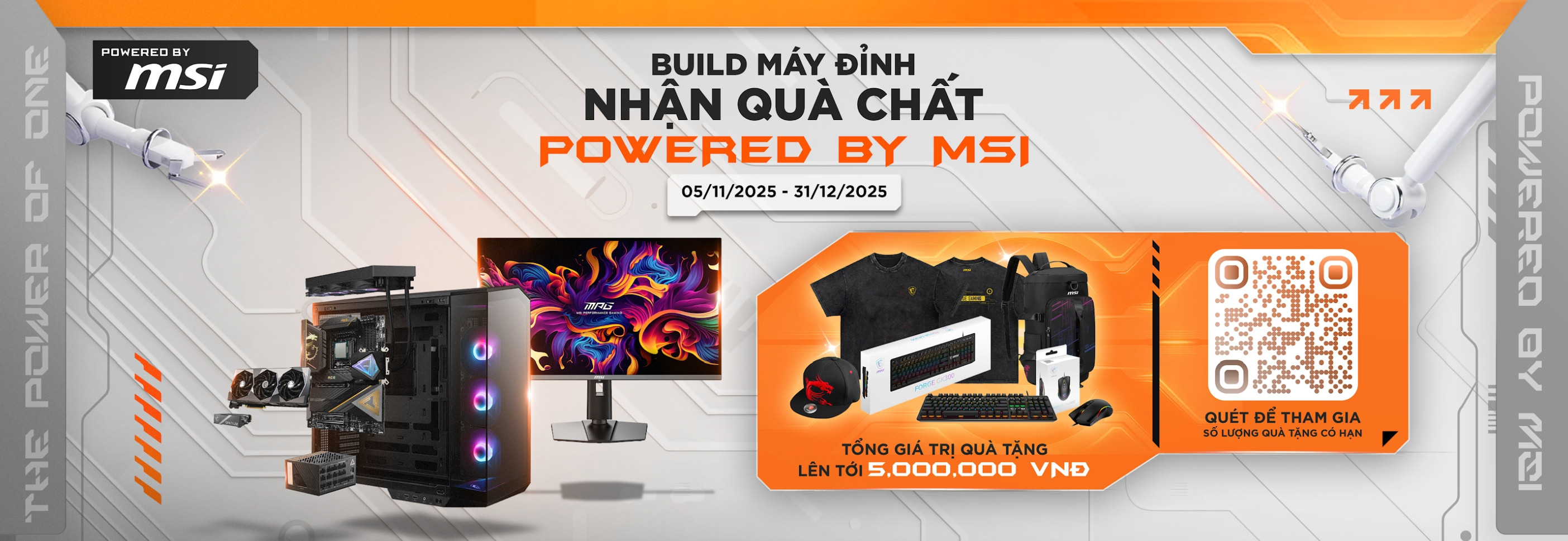 OWERED BY MSI - Build Máy Đỉnh, Nhận Quà Chất