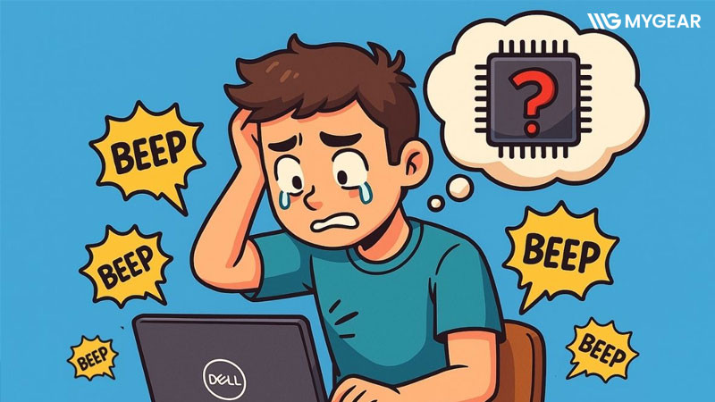 Nguyên nhân laptop, máy tính kêu 5 tiếng bíp và cách xử lý