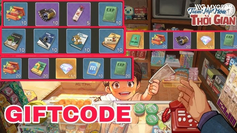 Code Tiệm Tạp Hóa Thời Gian cập nhật danh sách mới 2026