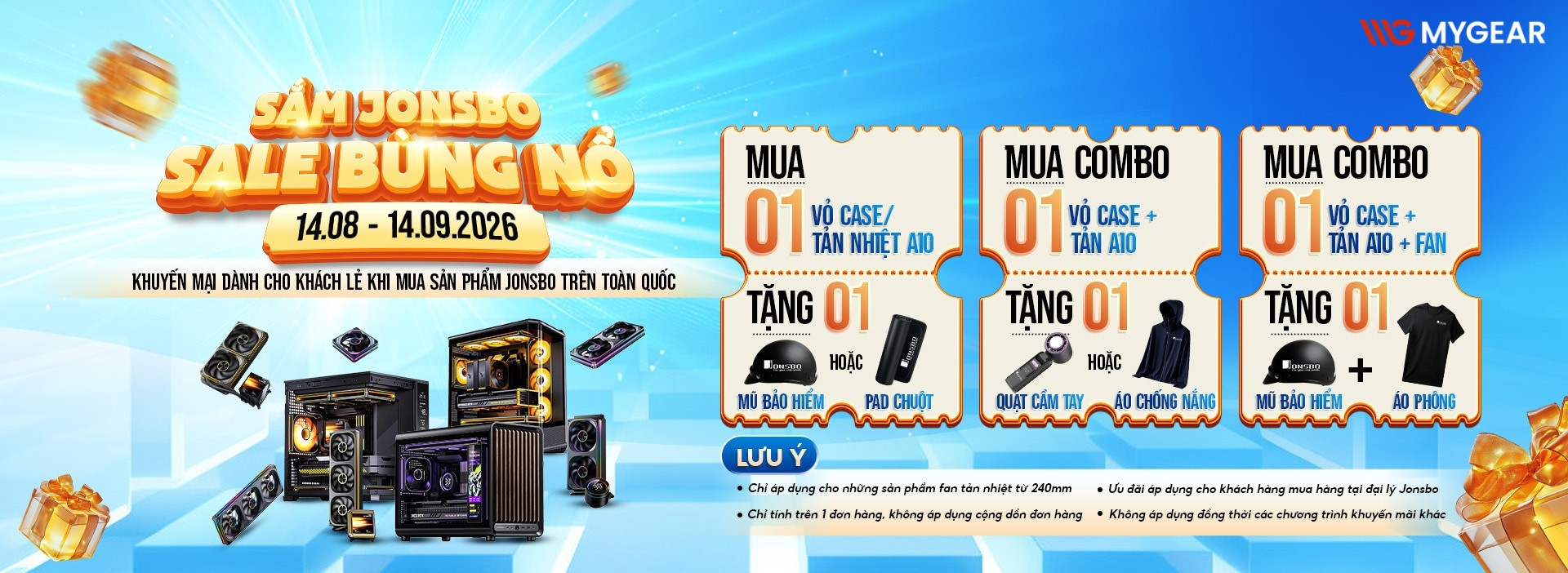 Sắm Jonsbo, Sale Bùng Nổ - Mua Case, Tản Nhiệt Nhận Quà Hấp Dẫn!