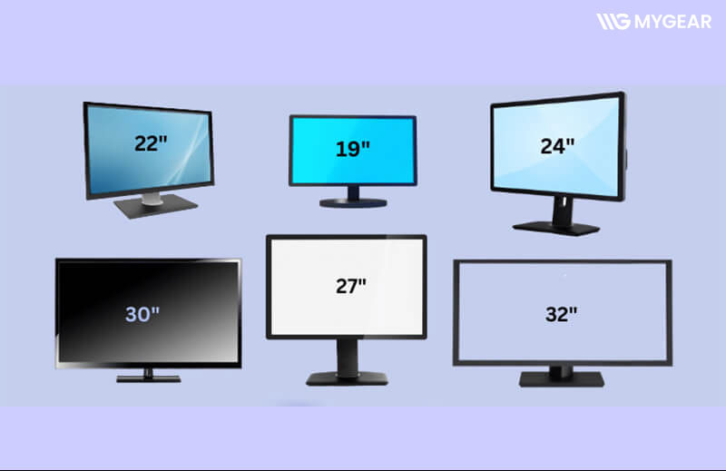 Màn hình cũ theo kích thước: 19, 22, 24, 27, 32 inch nên chọn loại nào?