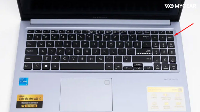 Cách sửa bàn phím laptop Asus không gõ được chữ, số