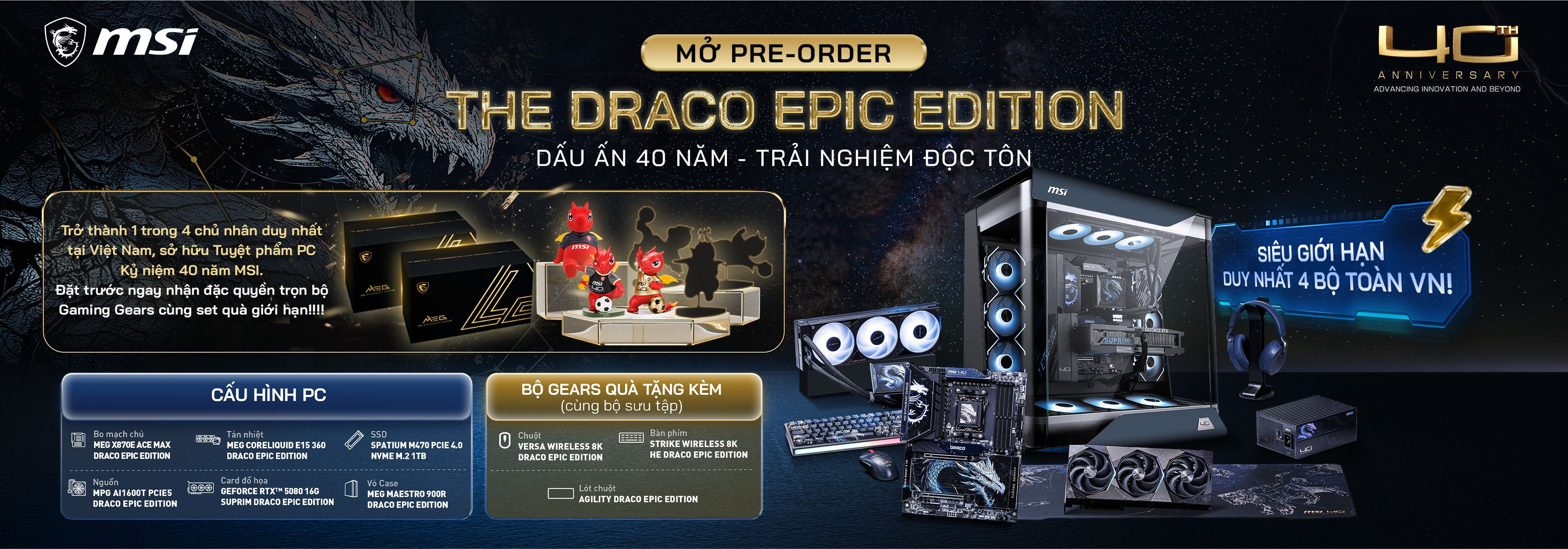 MSI The Draco Epic Edition - Mở Pre-order nhận quà