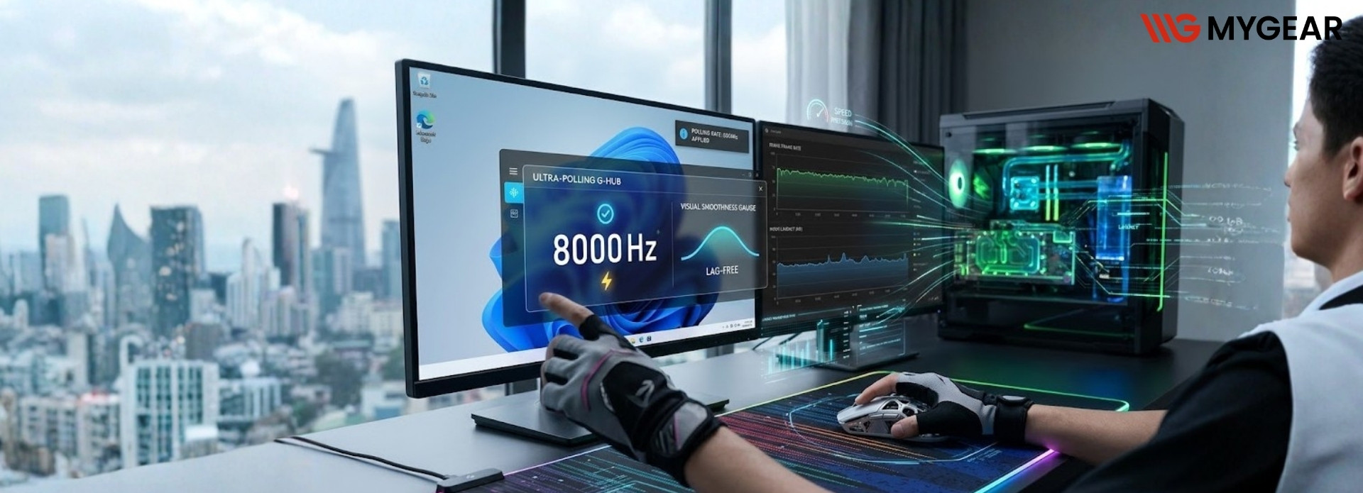 Cẩm nang thiết lập 8kHz Polling Rate không giật lag trên Windows 11
