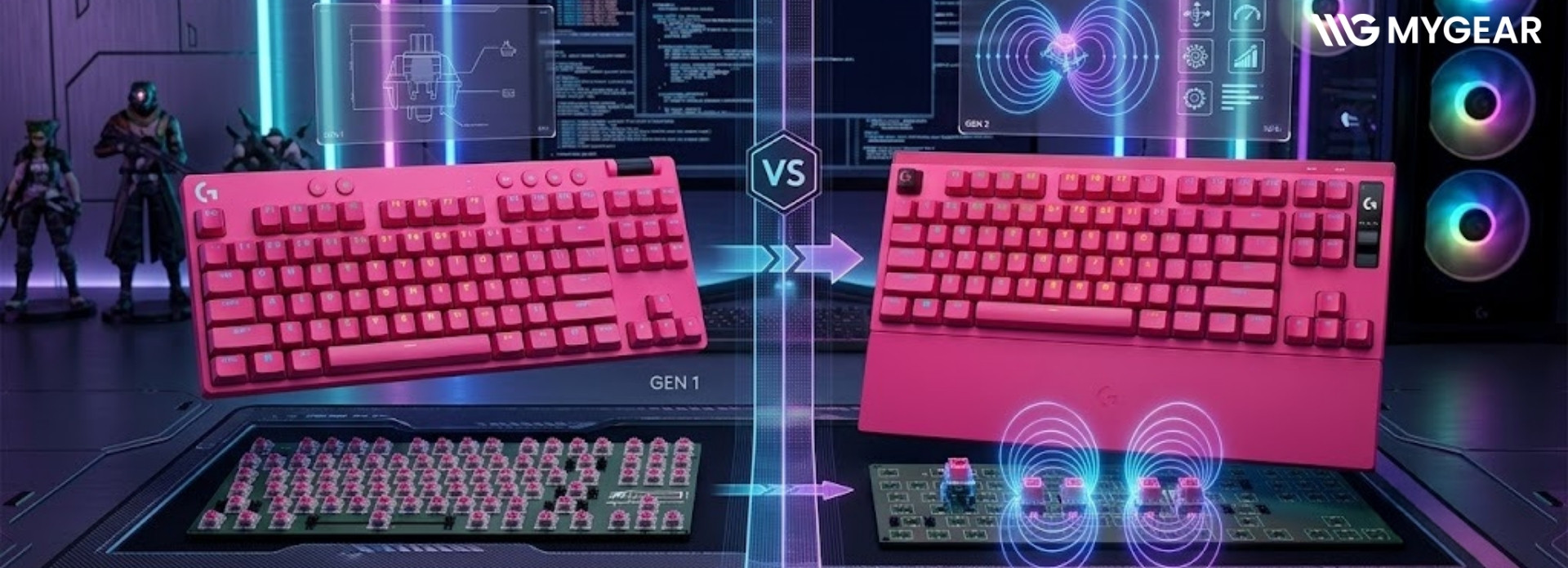 So sánh PRO X2 RAPID vs PRO X TKL RAPID: 8 điểm nâng cấp đắt giá