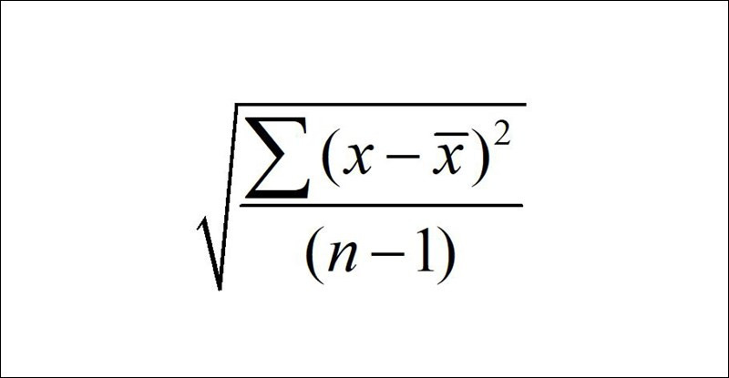 Hàm STDEV có trong Excel sẽ giúp các bạn nhanh chóng xác định được ngay độ lệch chuẩn của nó. Nếu các bạn vẫn chưa biết cách sử dụng hàm này như thế n