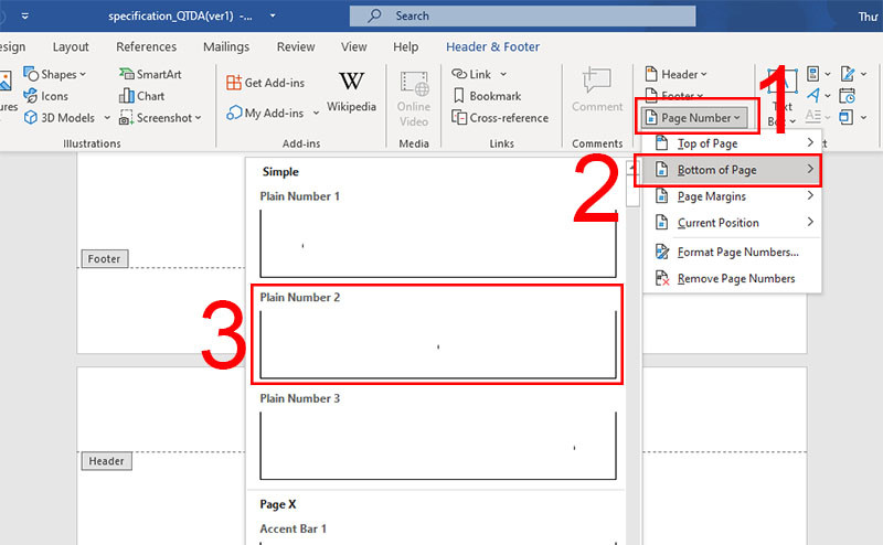 Hướng dẫn đánh số trang La Mã trong Microsoft Word (từ trang đầu hoặc trang bất kỳ)
