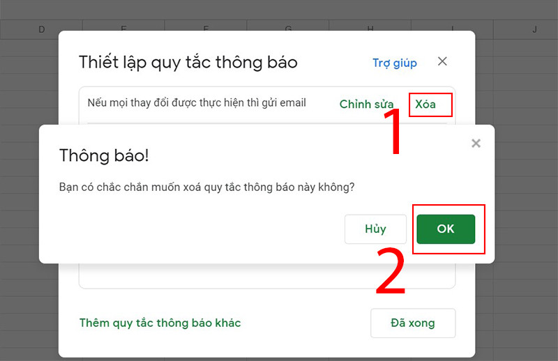 Hướng dẫn cách bật thông báo trong Google Sheets khi nội dung thay đổi nhanh chóng, hiệu quả