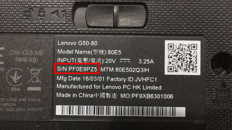 Hướng dẫn kiểm tra bảo hành laptop Lenovo bằng Imei, Serial Number siêu đơn giản 