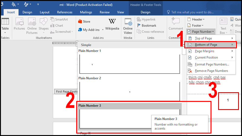 Hướng dẫn đánh số trang trong Microsoft Word 2010, 2016, 2013, 2007
