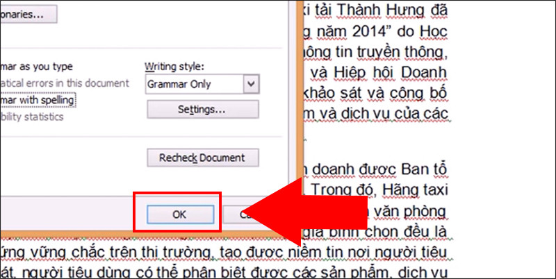 Hướng dẫn tắt dấu gạch chân đỏ kiểm tra chính tả trong Microsoft Word cực đơn giản