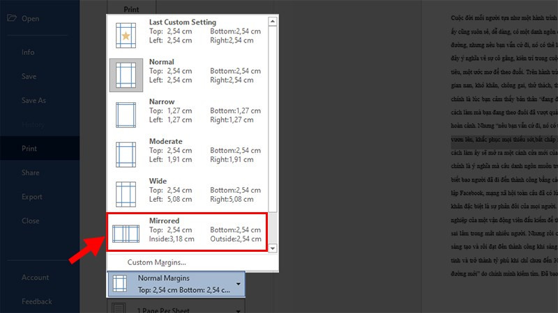Cách in văn bản, file Word 2010, 2013, 2016, 2019 đơn giản, nhanh nhóng