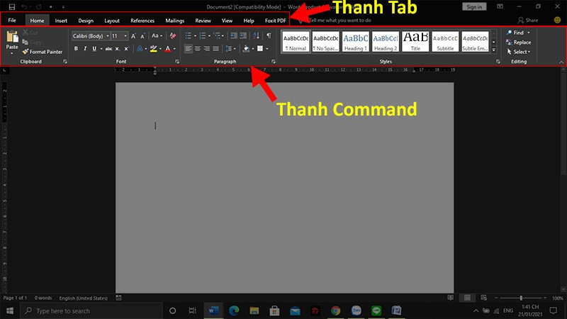 Cách hiện thanh công cụ bị mất trong Word 2010, 2007, 2003, 2013