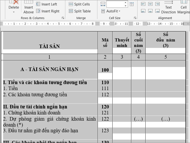 Cách dẫn khắc phục lỗi bảng trong Microsoft word 2019 bị tràn ra lề đơn giản